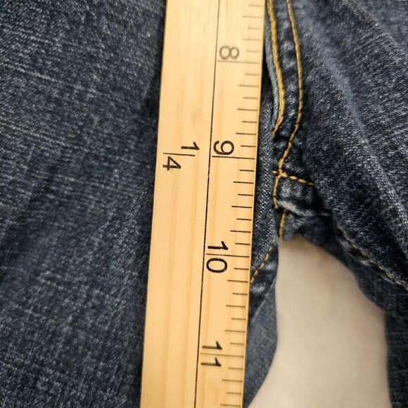 Levis Strauss Signature Jeans Women's 4 Blue Stretch Mid Rise Bootcut Denim EUC - Picture 10 of 13